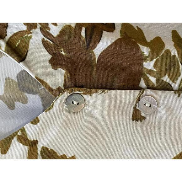 Amour Vert Women's Floral Silk Blouse - Size Medium - Picture 5 of 7